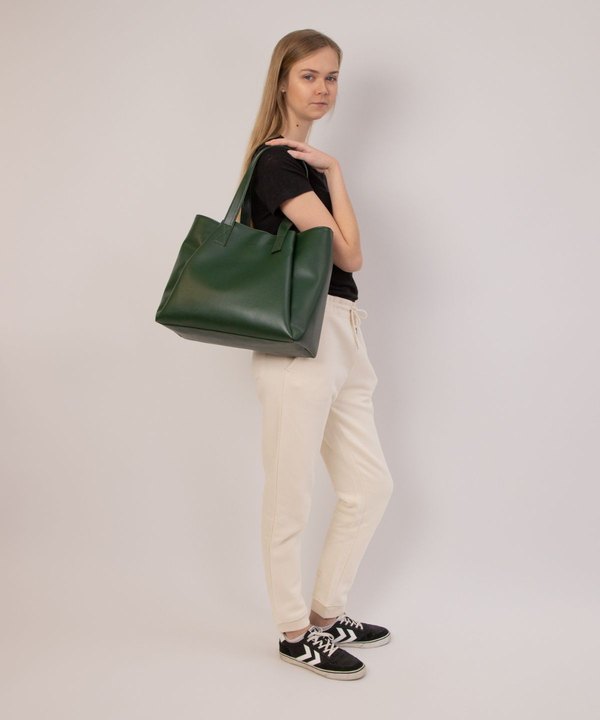 Emerald green tote online bag