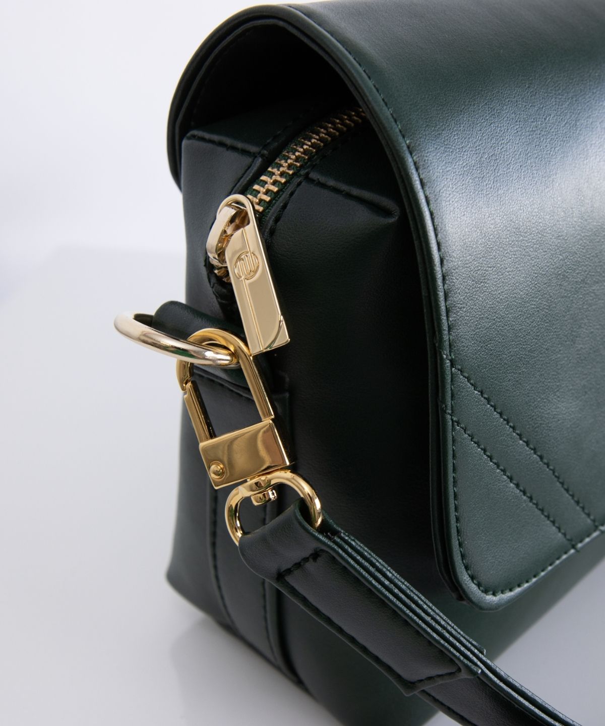 Everly Green | Quilted Sport Crossbody | NO STRAP